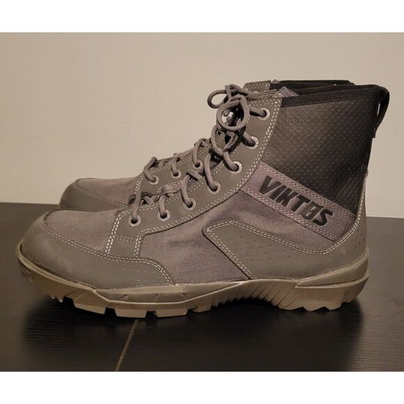 Viktos Johnny Combat Waterproof Tactical Winter Boots Grey Men’s Size 12 - Picture 1 of 13